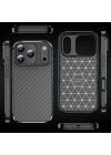Apple iPhone 17 Pro Max Kılıf Zore Negro Silikon Kapak