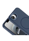 Apple iPhone 17E Kılıf M-Safe Şarj Özellikli Metal Kamera Çerçeveli Zore Edi Silikon Kapak