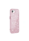 Apple iPhone 17E Kılıf M-safe Şarj Özellikli Parlayan Simli Zore Okso Kapak