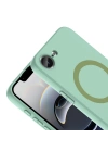 Apple iPhone 17E Kılıf M-Safe Şarj Özellikli Zore Aris Silikon Kapak
