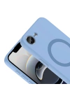 Apple iPhone 17E Kılıf M-Safe Şarj Özellikli Zore Aris Silikon Kapak