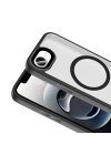 Apple iPhone 17E Kılıf Mat Arka Yüzey Wireless Şarj Özellikli Zore Flet M-safe Kapak