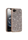 Apple iPhone 17E Kılıf Parlak Taşlı Tasarım Zore Pırlanta Kapak
