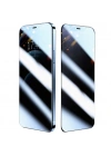 Apple iPhone 17E Zore Fit Hard Mat Privacy Cam Ekran Koruyucu