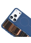 Apple iPhone 18 Pro Kılıf M-Safe Şarj Özellikli Metal Kamera Çerçeveli Zore Edi Silikon Kapak