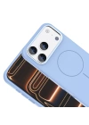 Apple iPhone 18 Pro Kılıf M-Safe Şarj Özellikli Metal Kamera Çerçeveli Zore Edi Silikon Kapak