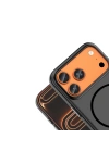 Apple iPhone 18 Pro Kılıf M-Safe Şarj Özellikli Zore Lora PC Kapak