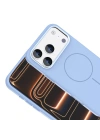 Apple iPhone 18 Pro Max Kılıf M-Safe Şarj Özellikli Metal Kamera Çerçeveli Zore Edi Silikon Kapak