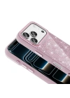 Apple iPhone 18 Pro Max Kılıf M-safe Şarj Özellikli Parlayan Simli Zore Okso Kapak