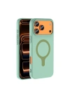 Apple iPhone 18 Pro Max Kılıf M-Safe Şarj Özellikli Zore Aris Silikon Kapak