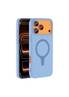 Apple iPhone 18 Pro Max Kılıf M-Safe Şarj Özellikli Zore Aris Silikon Kapak