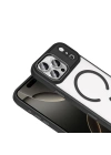 Apple iPhone 18 Pro Max Kılıf Wireless Şarj Özellikli Zore Krom M-safe Silikon Kapak