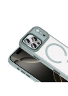 Apple iPhone 18 Pro Max Kılıf Wireless Şarj Özellikli Zore Krom M-safe Silikon Kapak