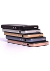 Apple iPhone 5 Kılıf Zore İnce Mono Karbon Silikon Kapak