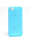 Apple iPhone 5 Kılıf Zore Kare Kabartmalı Silikon