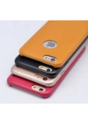Apple iPhone 6 Kılıf Zore 1-1 Deri Soft Kapak
