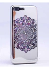 Apple iPhone 6 Plus Kılıf Zore Lazer Çiçekli Sıvılı