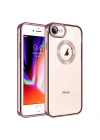 Apple iPhone 7 Kılıf Kamera Korumalı Logo Gösteren Zore Omega Kapak