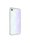 Apple iPhone 7 Kılıf Zore M-Blue Desenli Kapak