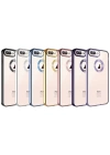 Apple iPhone 7 Plus Kılıf Kamera Korumalı Logo Gösteren Zore Omega Kapak