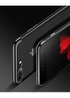 Apple iPhone 7 Plus Kılıf Zore Dört Köşeli Lazer Silikon Kapak