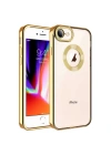 Apple iPhone 8 Kılıf Kamera Korumalı Logo Gösteren Zore Omega Kapak