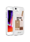 Apple iPhone 8 Kılıf Mermer Desenli Zore Marbello Kapak