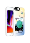 Apple iPhone 8 Plus Kılıf Desenli Zore Dragon Sert Kapak