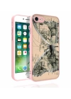 Apple iPhone SE 2020 Kılıf Desenli Kamera Korumalı Parlak Zore Nora Kapak