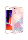 Apple iPhone SE 2020 Kılıf Kamera Korumalı Desenli Sert Silikon Zore Epoksi Kapak