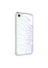 Apple iPhone SE 2020 Kılıf Zore M-Blue Desenli Kapak