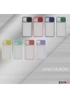Apple iPhone SE 2022 Kılıf Zore Lensi Kapak