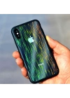 Apple iPhone X Kılıf Zore Çizgili Craft Arka Kapak