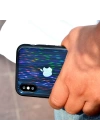 Apple iPhone X Kılıf Zore Çizgili Craft Arka Kapak