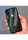 Apple iPhone X Kılıf Zore Çizgili Craft Arka Kapak