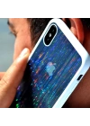 Apple iPhone X Kılıf Zore Çizgili Craft Arka Kapak