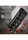 Apple iPhone X Kılıf Zore Crocow Kapak