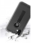 Apple iPhone X Kılıf Zore Wave Standlı Mıknatıslı Kapak