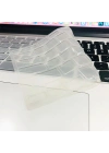 Apple Macbook 13.6 Air 2022 M2 A2681 Zore Klavye Koruyucu Transparan Buzlu Silikon Ped