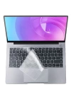 Apple Macbook 13.6&prime; Air 2024 M2 A2681 Zore Klavye Koruyucu Transparan Buzlu Silikon Ped