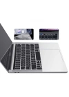Apple Macbook 16 Touch Bar A2141 Zore Klavye Koruyucu Şeffaf Silikon Ped
