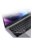 Apple Macbook 16.2 2021 A2485 Zore Klavye Koruyucu Şeffaf Silikon Ped