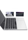 Apple Macbook Pro 16.2 2023 A2780 Zore Klavye Koruyucu Şeffaf Silikon Ped