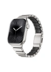 Apple Watch 10 42mm Zore KRD-149 Metal Silikon Kordon