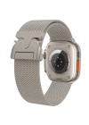 Apple Watch 10 42mm Zore KRD-25 Metal Hasır Kordon