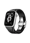 Apple Watch 10 46mm KRD-127 Metal Tokalı Silikon Kordon