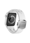 Apple Watch 10 46mm KRD-127 Metal Tokalı Silikon Kordon