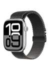 Apple Watch 10 46mm Zore KRD-121 Metal Hasır Kordon