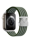 Apple Watch 10 46mm Zore KRD-133 Naylon Kumaş Hasır Örgülü Kordon