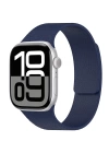 Apple Watch 10 46mm Zore KRD-136 Kabartma Desenli Silikon Kordon
